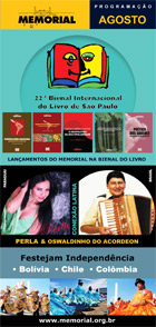 Programação de eventos: agosto de 2012