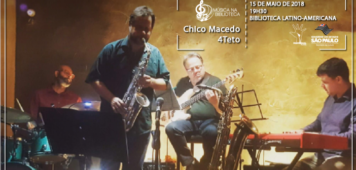 “Música na Biblioteca”: 4TETO é a atração de hoje!